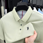 Camisa Polo Masculina de Algodão com Bordado