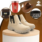 Bota Adventure em Couro Legítimo e Palmilha Ortopédica +BRINDES: Chapéu, Cinto, Carteira e Copo