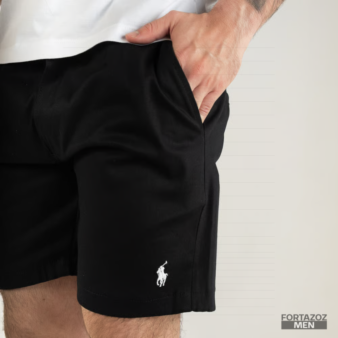 Bermudas Masculina em Sarja RL - Kit 5 Peças 🔥Black Friday Estendida🔥