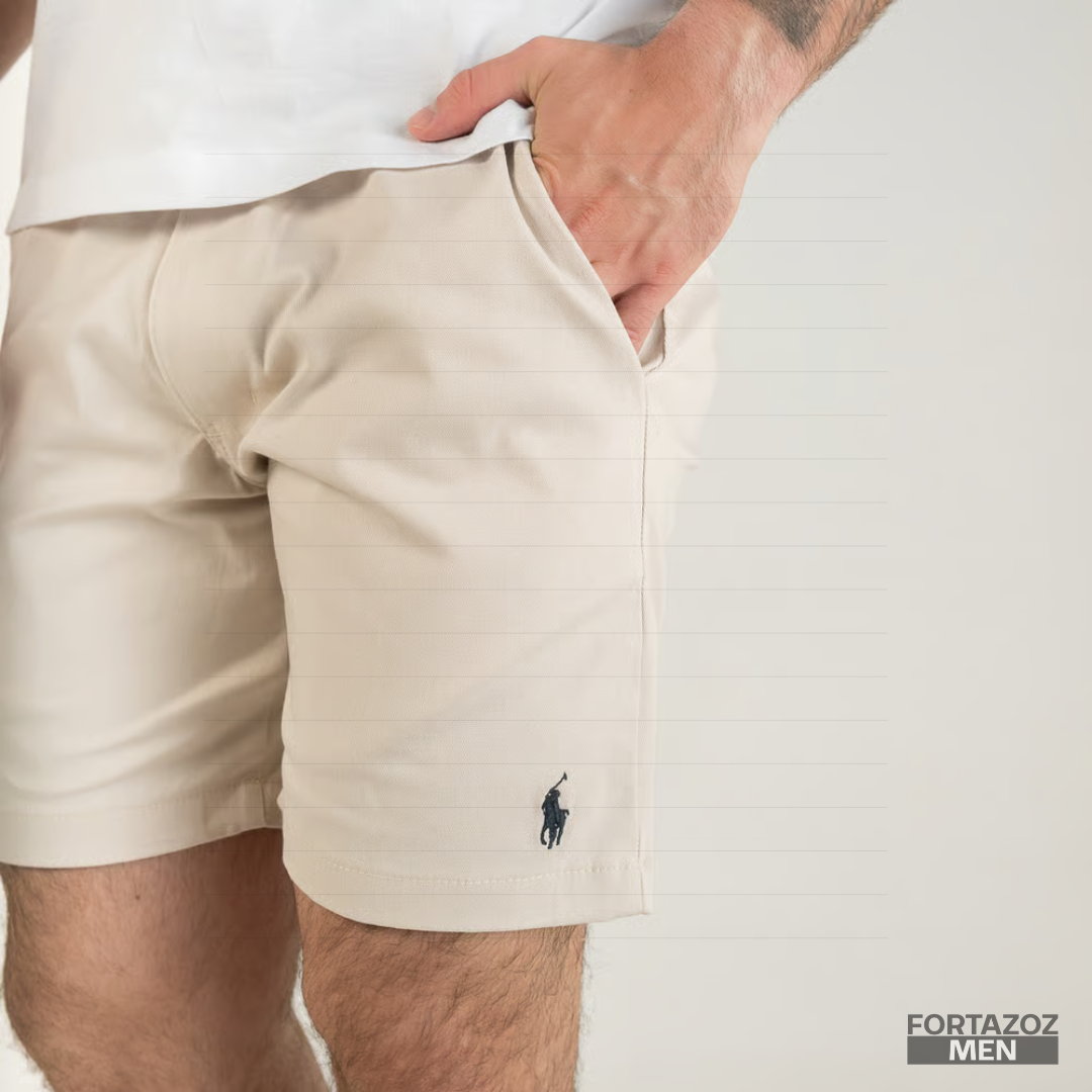 Bermudas Masculina em Sarja RL - Kit 5 Peças 🔥Black Friday Estendida🔥